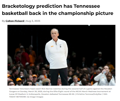 Tennessee hoops reloads for another big run