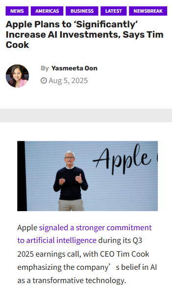 Apple’s AI Glow-Up: What’s In It For You?