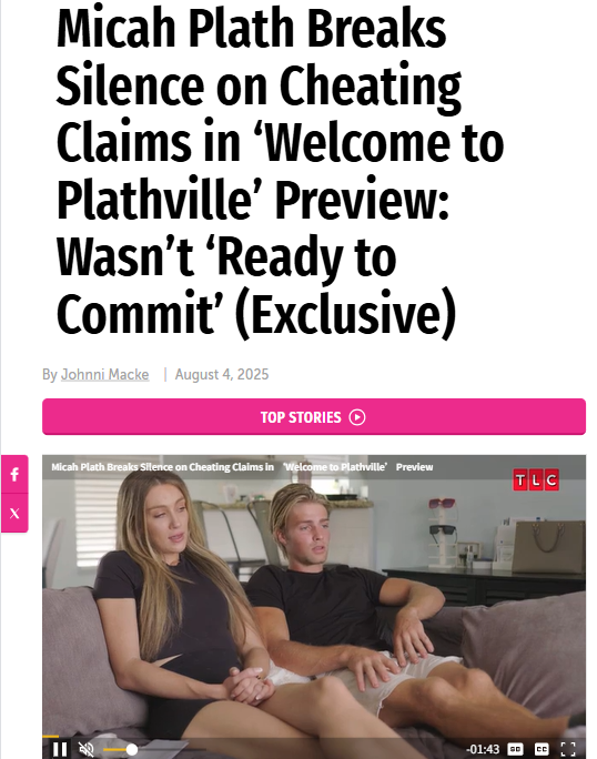 Micah Plath’s Cheating Bombshell Drops 💥