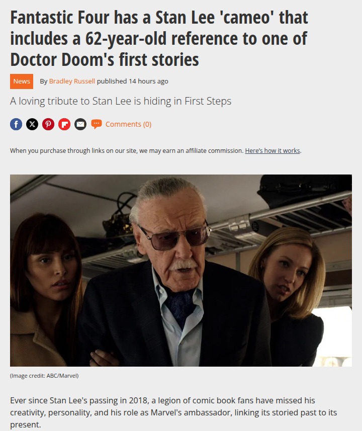 Stan Lee’s Secret Cameo in Fantastic Four 🤯