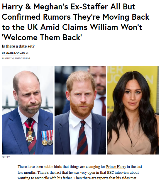 Harry & Meghan UK Move? Staffer Spills! 👀