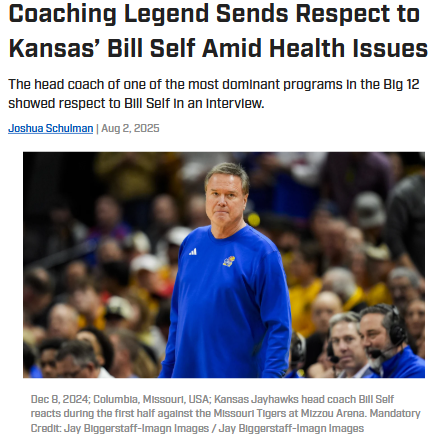 Coaching Legends: Sampson Praises Bill Self