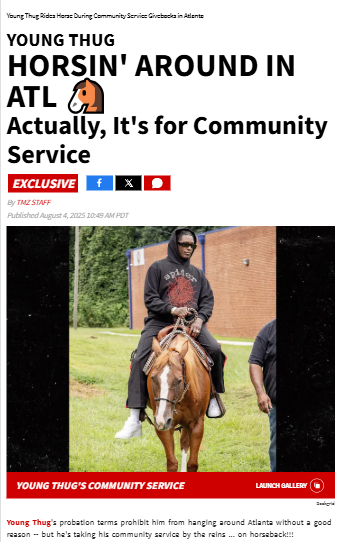 Young Thug’s wild Atlanta community comeback