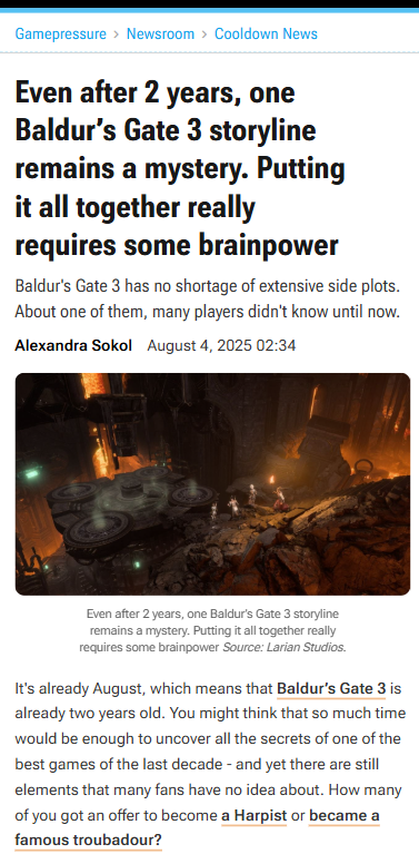 Still Missing Clues in Baldur’s Gate 3?