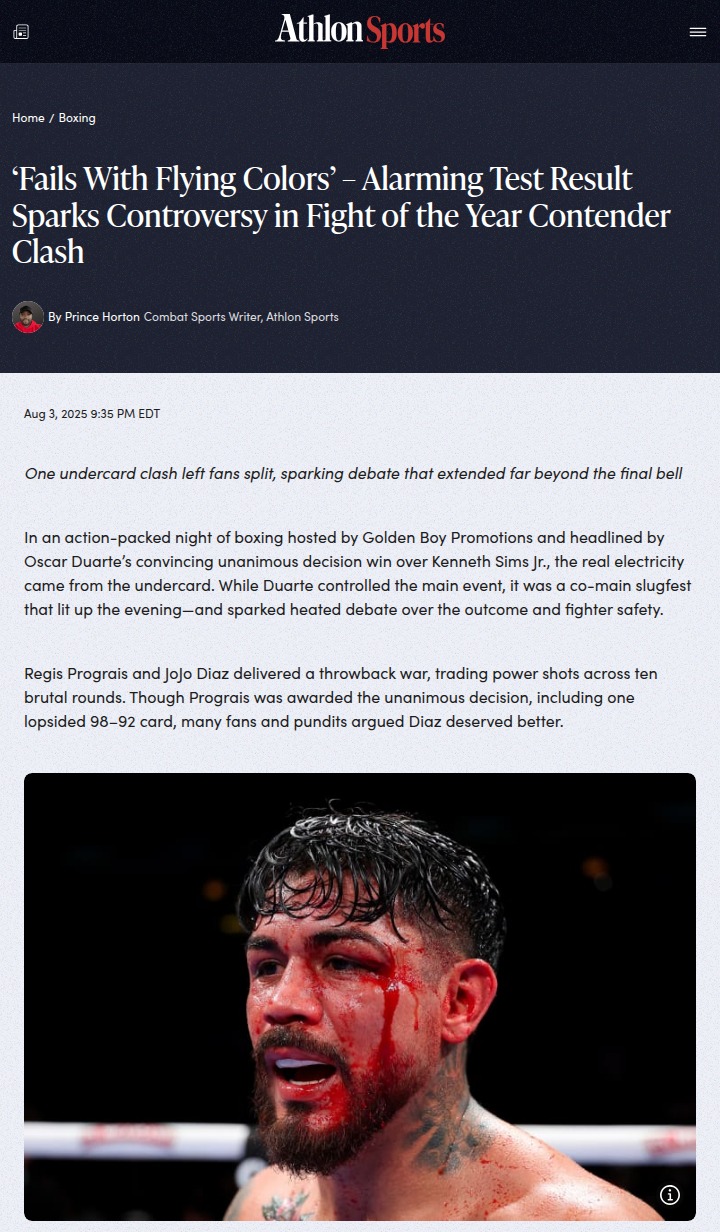 Prograis vs JoJo: Eye Test Sparks Outrage