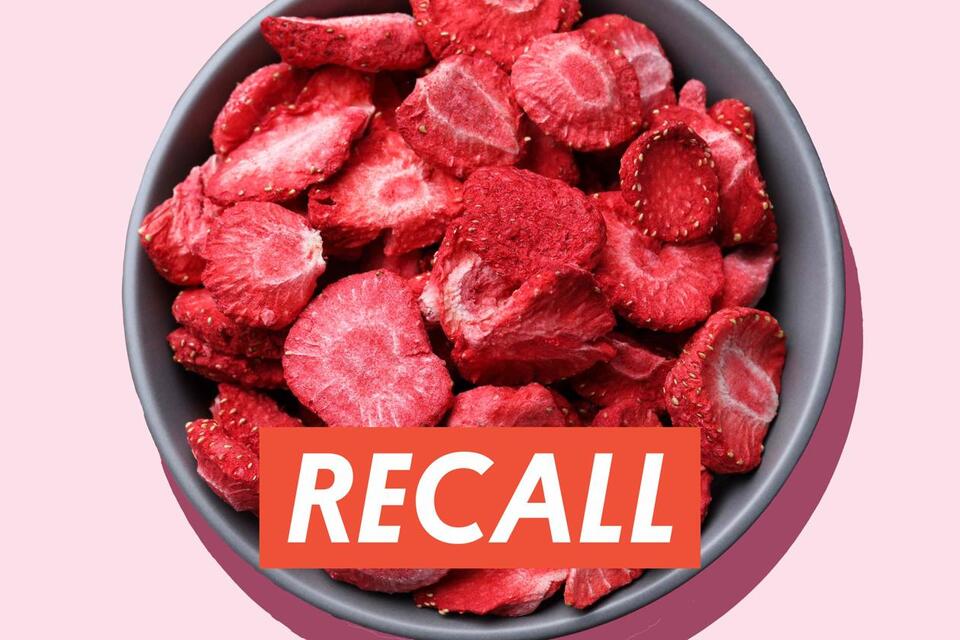 Freeze-Dried Fruit Recall Alert!