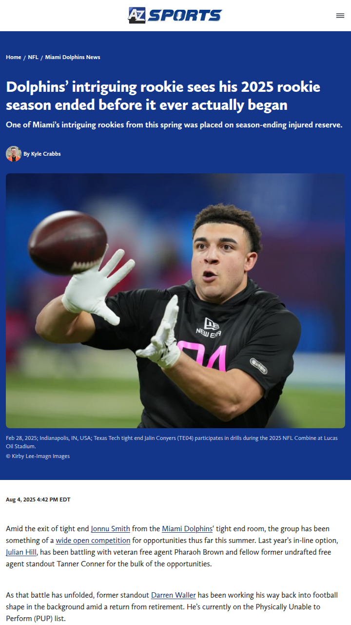 Miami Dolphins’ tight end shakeup: What’s next?