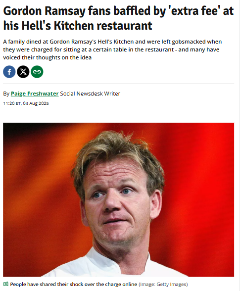 Gordon Ramsay's $20 'Kitchen View' Fee?! 🤯