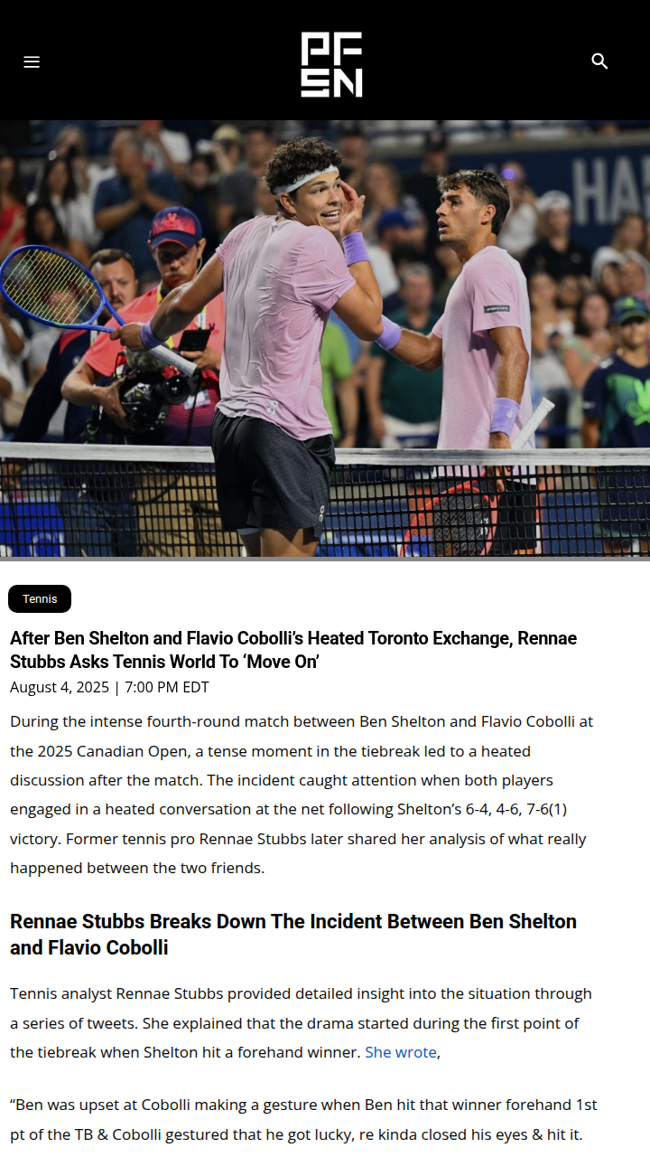 Shelton vs Cobolli: Toronto Tiebreak Sparks