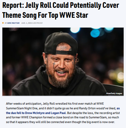 Jelly Roll x Orton Theme Song Collab? 🎤