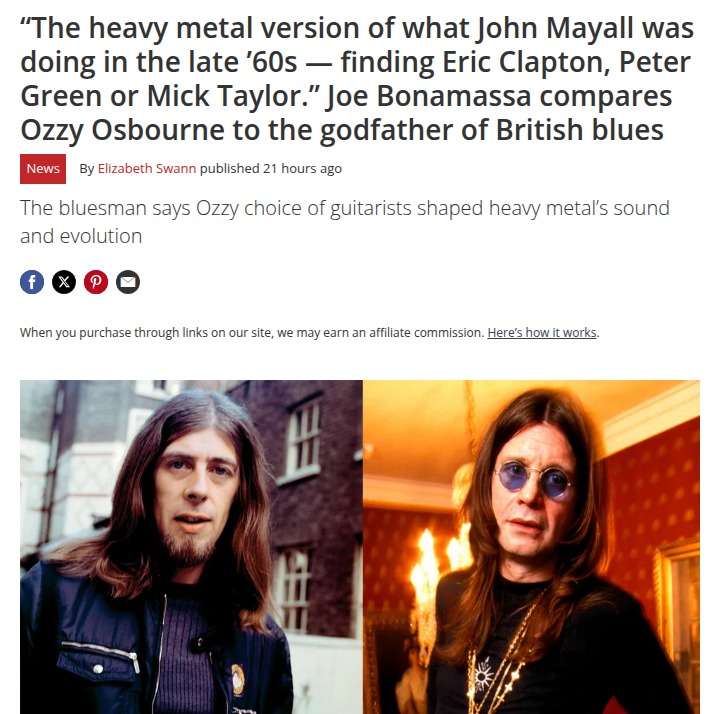 Ozzy: The Godfather of Metal Guitarists? 🎸