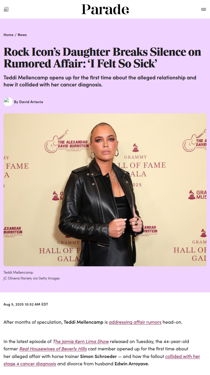 Teddi Mellencamp’s Affair Confession 😱