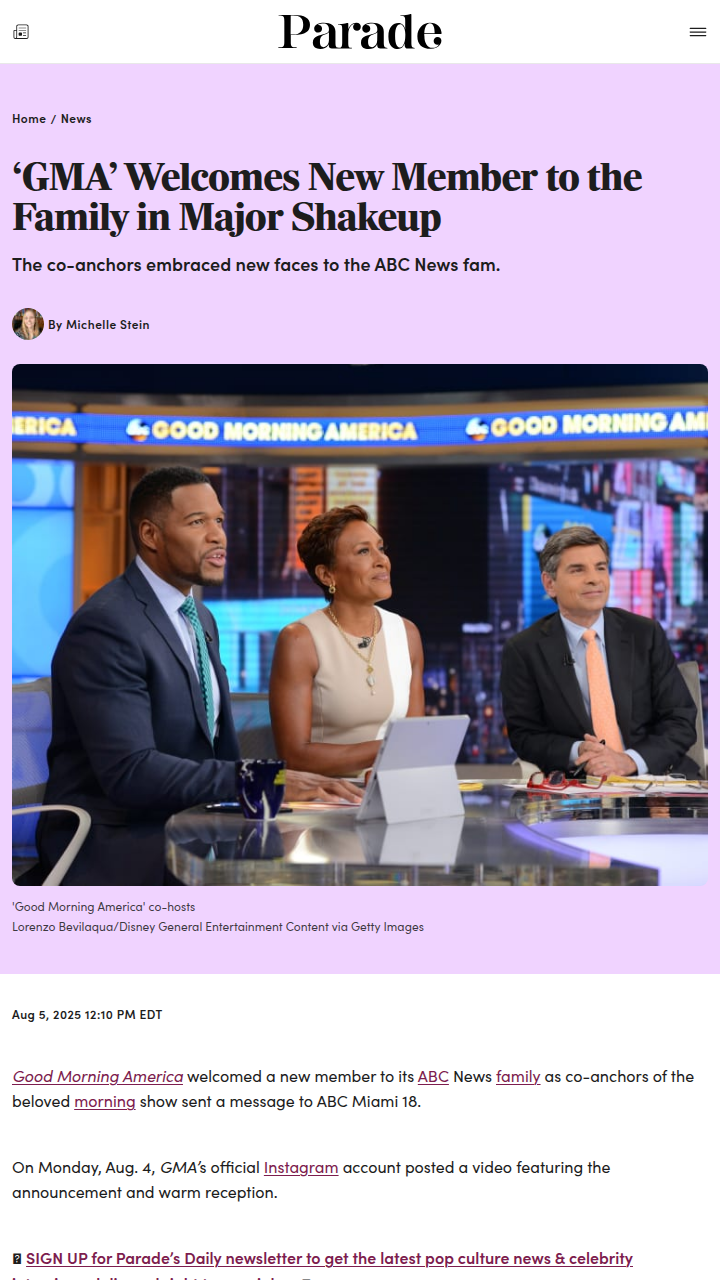 GMA’s New Anchor Sparks George Exit Rumors 👀