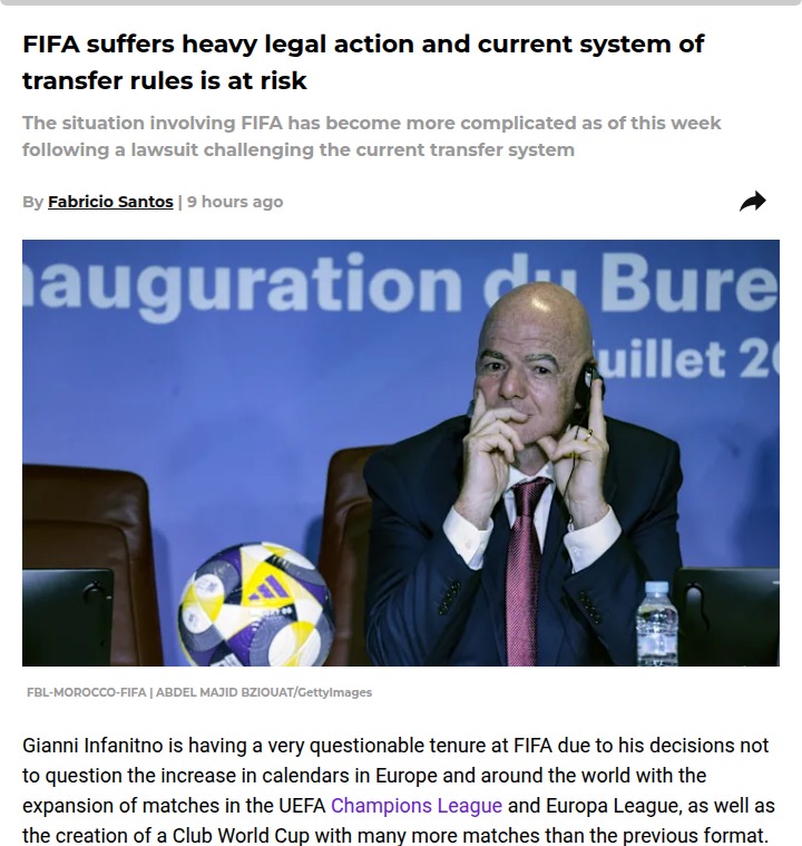FIFA Transfer Rules: Bosman 2.0 Incoming?