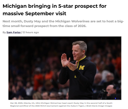 Michigan’s shot at landing a 5-star hoops phenom