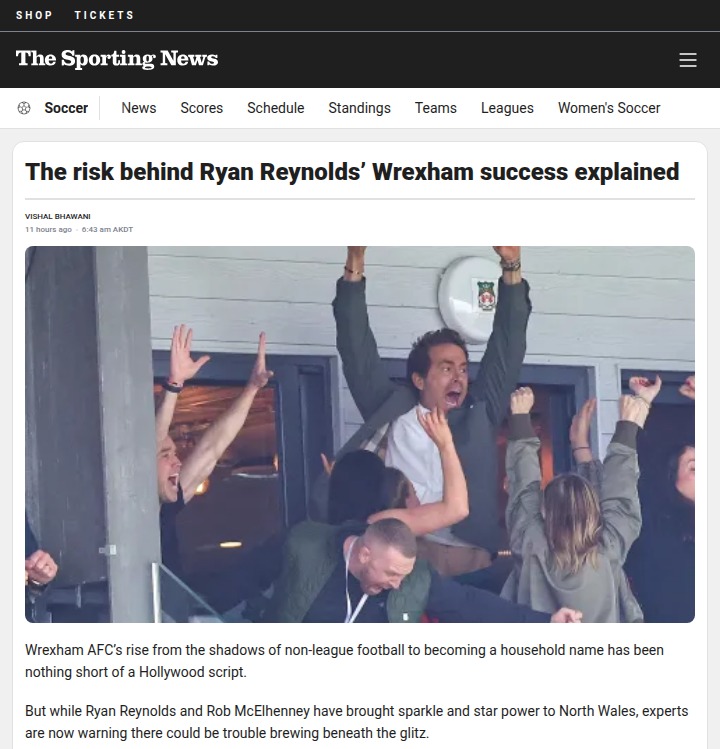 Wrexham’s Hollywood Rise: Boon or Bust?