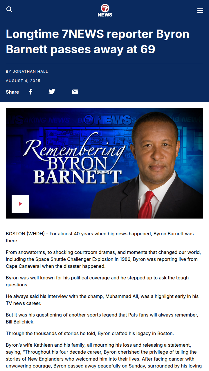 Boston remembers Byron Barnett’s legacy
