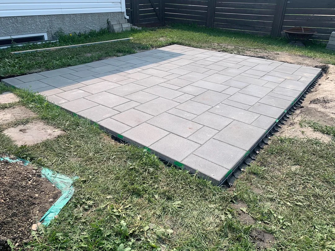 First attempt at a patio! how does it look?