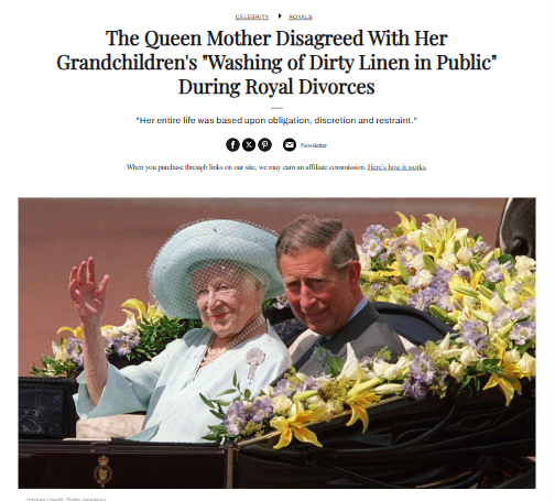 Royal Family Drama: Queen Mum’s Take