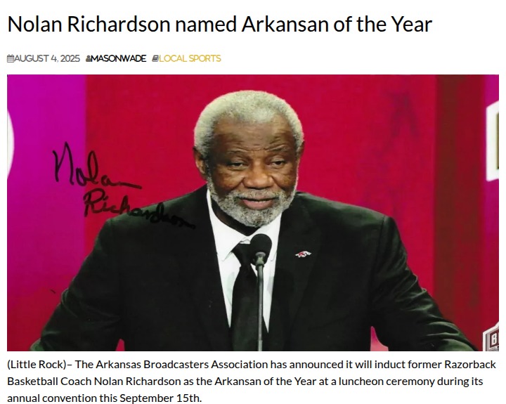 Nolan Richardson’s legacy honored in Arkansas