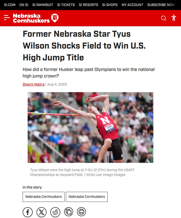 Tyus Wilson Dethrones Olympians in Eugene