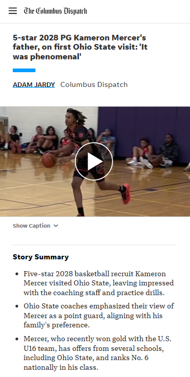 Why Kameron Mercer’s Ohio State visit matters