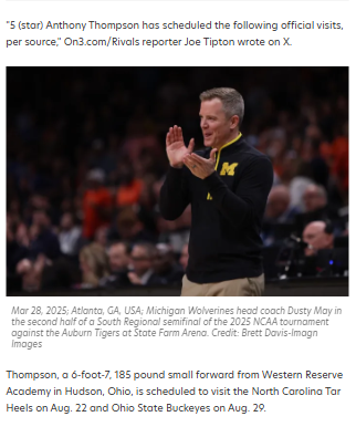 Wolverines Eye 5-Star Rivalry Breaker