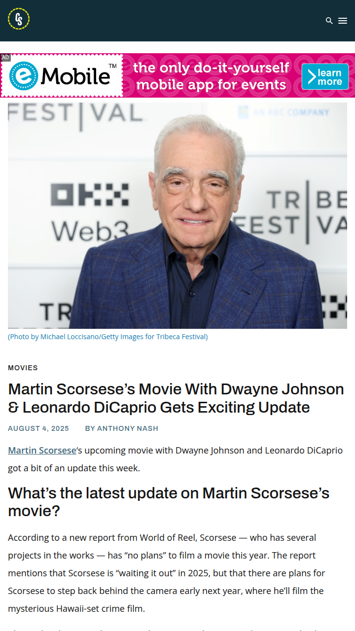 Scorsese Delays Hawaii Mob Movie? 🍿