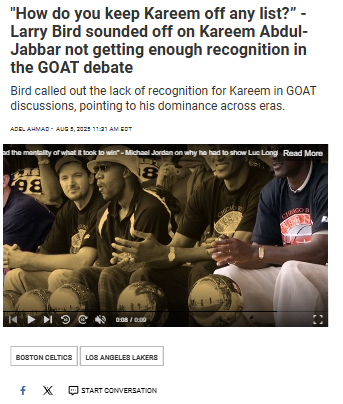 Kareem’s Skyhook: Still Underrated?