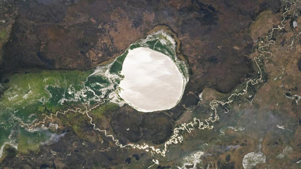 Africa’s Giant Silver Mirror from Space