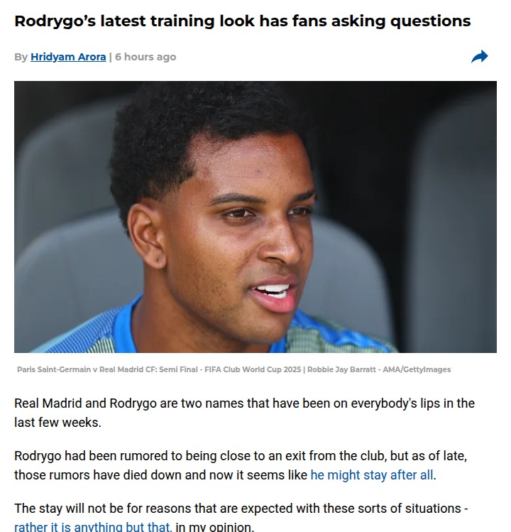 Rodrygo’s Adidas Switch: Madridistas React