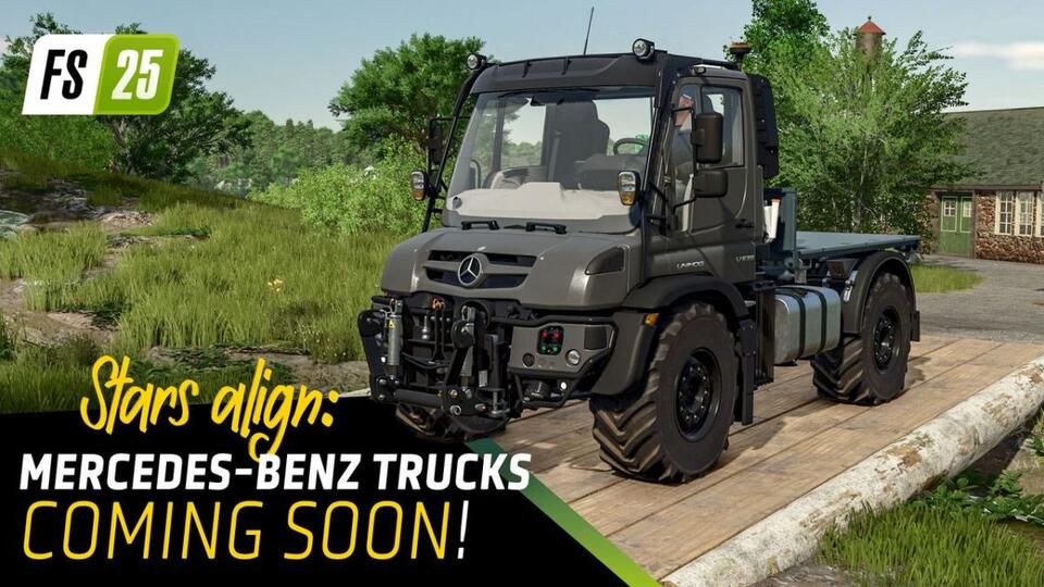 Mercedes-Benz Trucks Are Coming to Farm Sim!
