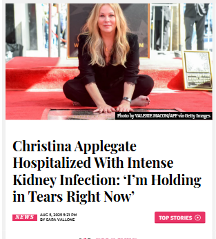 Christina Applegate’s Hospital Podcast Confession