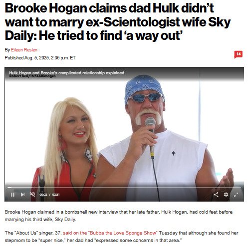 Brooke Hogan Drops Bombshell on Hulk’s Last Days