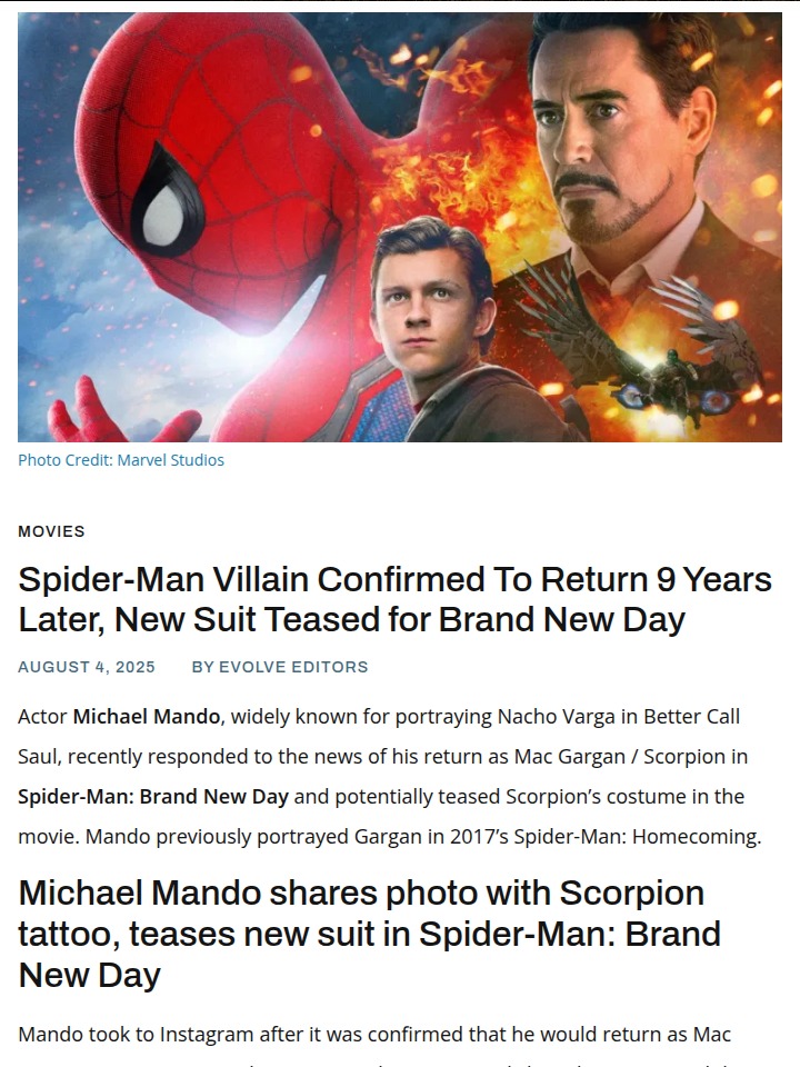 Scorpion’s New Suit Tease in Brand New Day 🦂