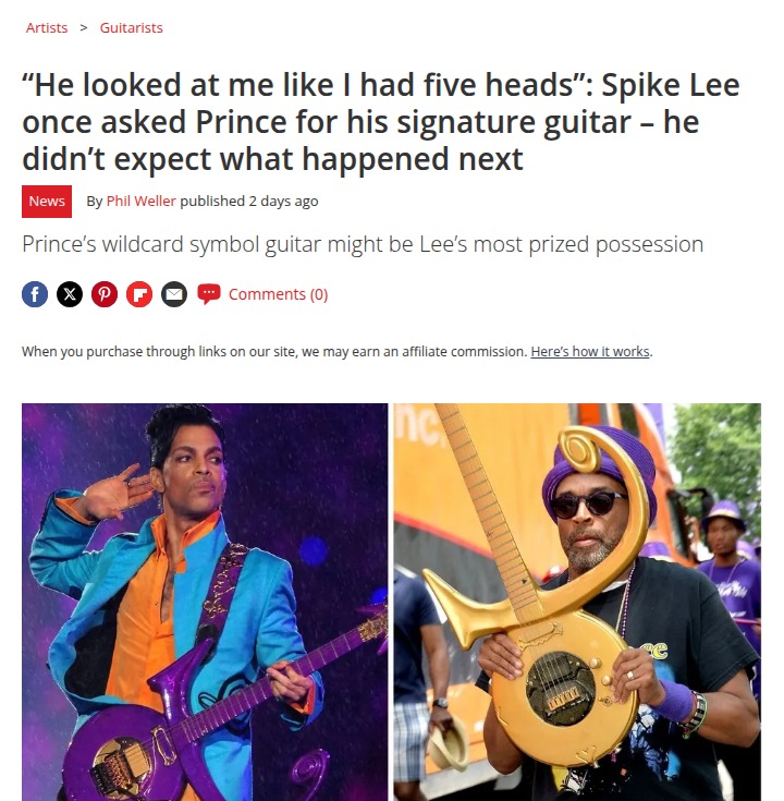 Prince's Guitar Gift: Plot Twist! 🎸