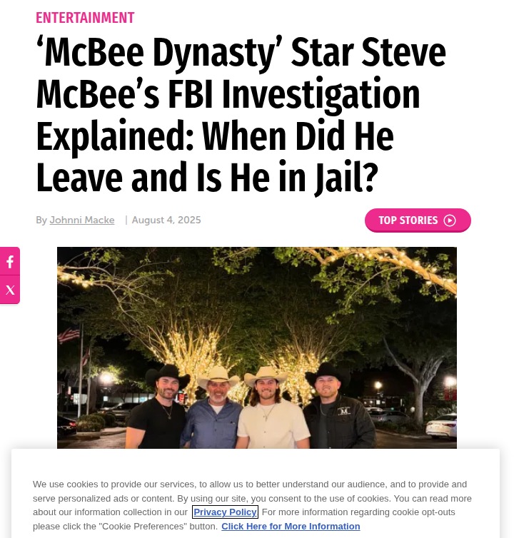 McBee Dynasty rocked by FBI fraud scandal
