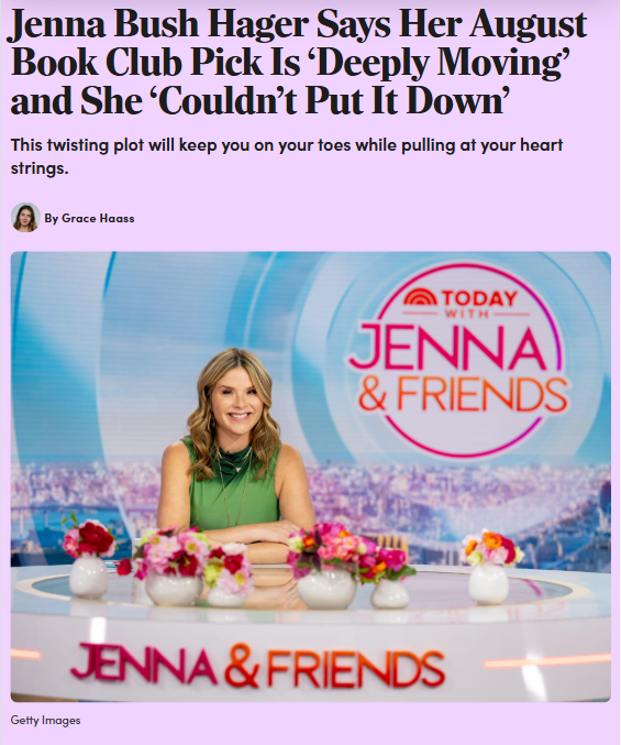 Jenna Bush Hager’s Book Club Drama 📚