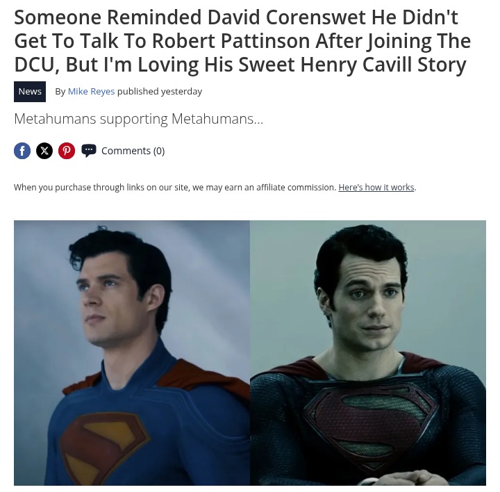 David Corenswet's Batman Snub? 🦇