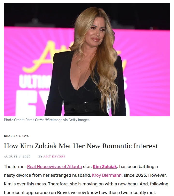 Kim Zolciak’s New Man Revealed! 💥