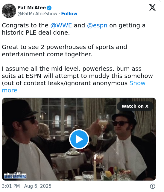 Pat McAfee vs ESPN suits after WWE deal 🔥