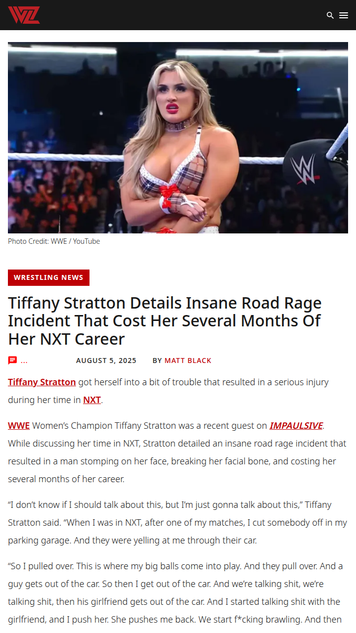 Tiffany Stratton’s NXT Hiatus: The Real Story