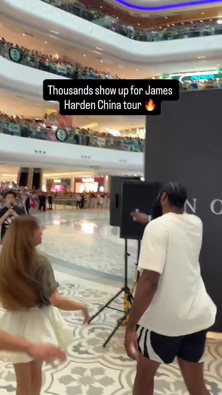 James Harden Draws Huge Crowds in Guangzhou