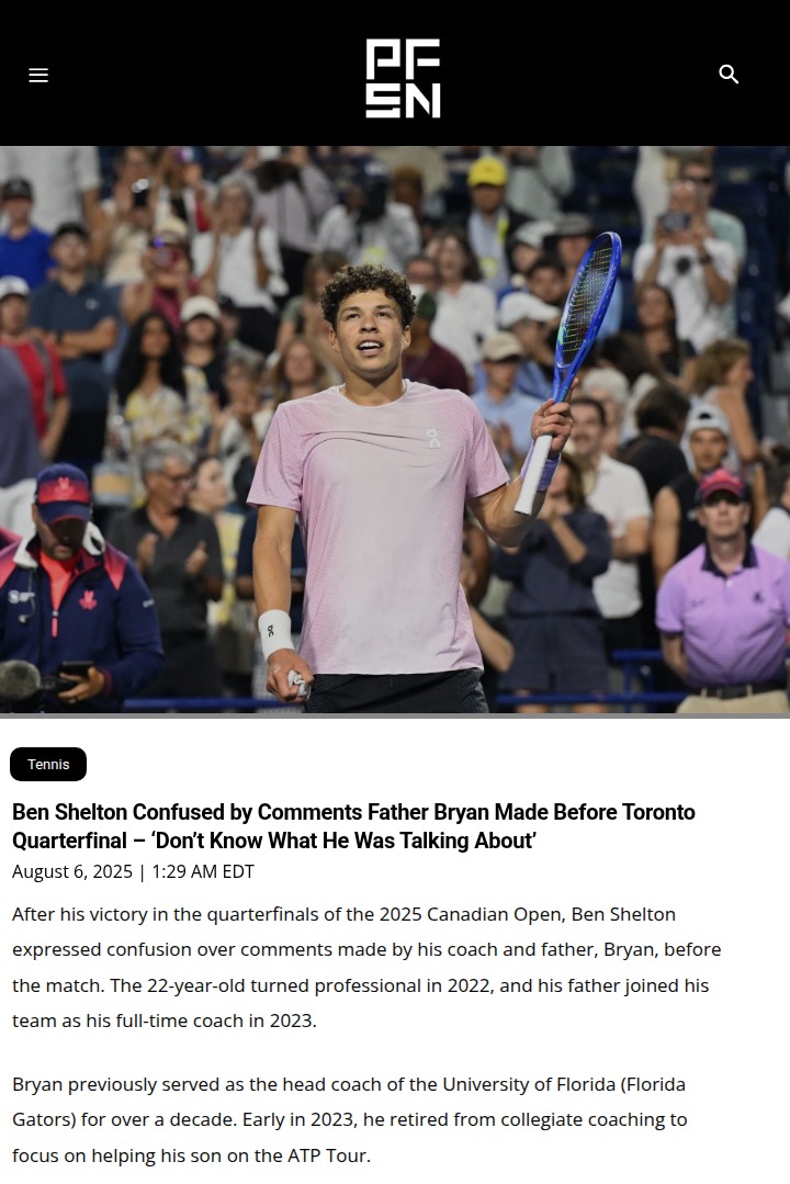 Shelton’s Strategy Mix-Up Before Toronto QF
