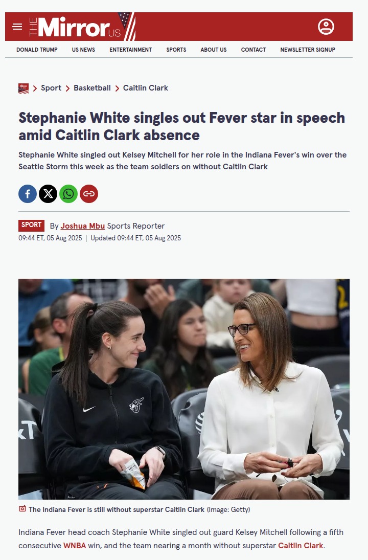 Fever vs Storm: Mitchell Steps Up Without Clark