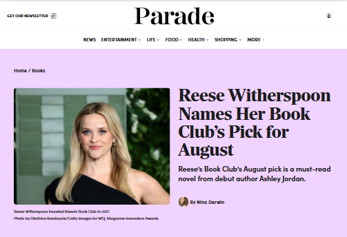 Reese’s Book Club Pick Sparks Adaptation Buzz 📚