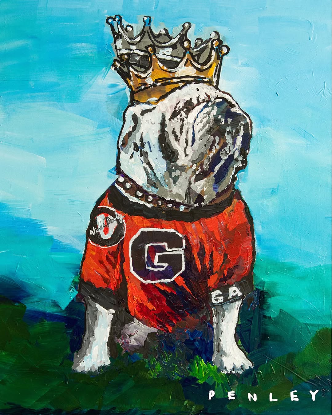 Georgia football legends get a colorful tribute