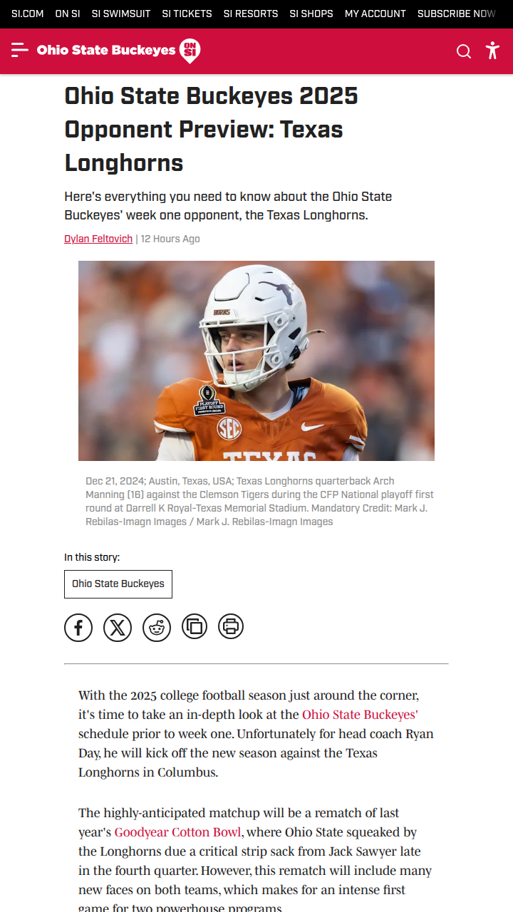 Buckeyes vs Longhorns: Cotton Bowl Rematch
