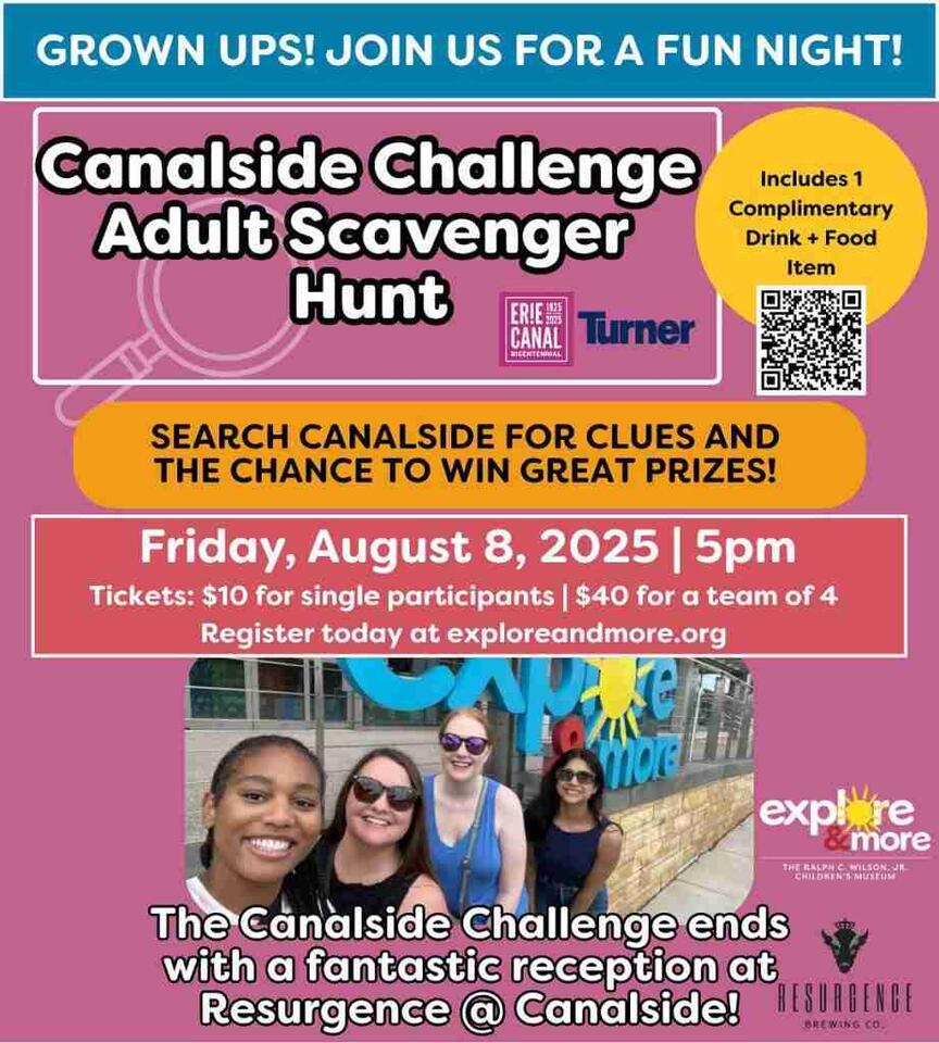 Canalside’s adult scavenger hunt returns!