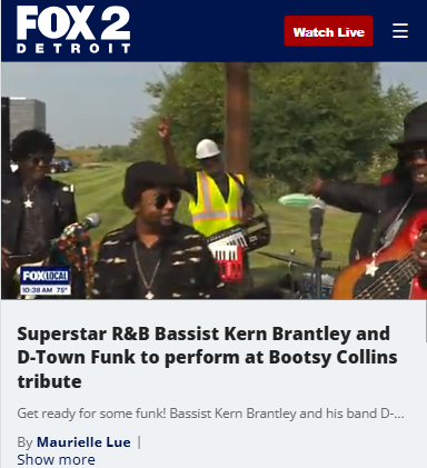 Detroit’s own D-Town Funk honors Bootsy Collins